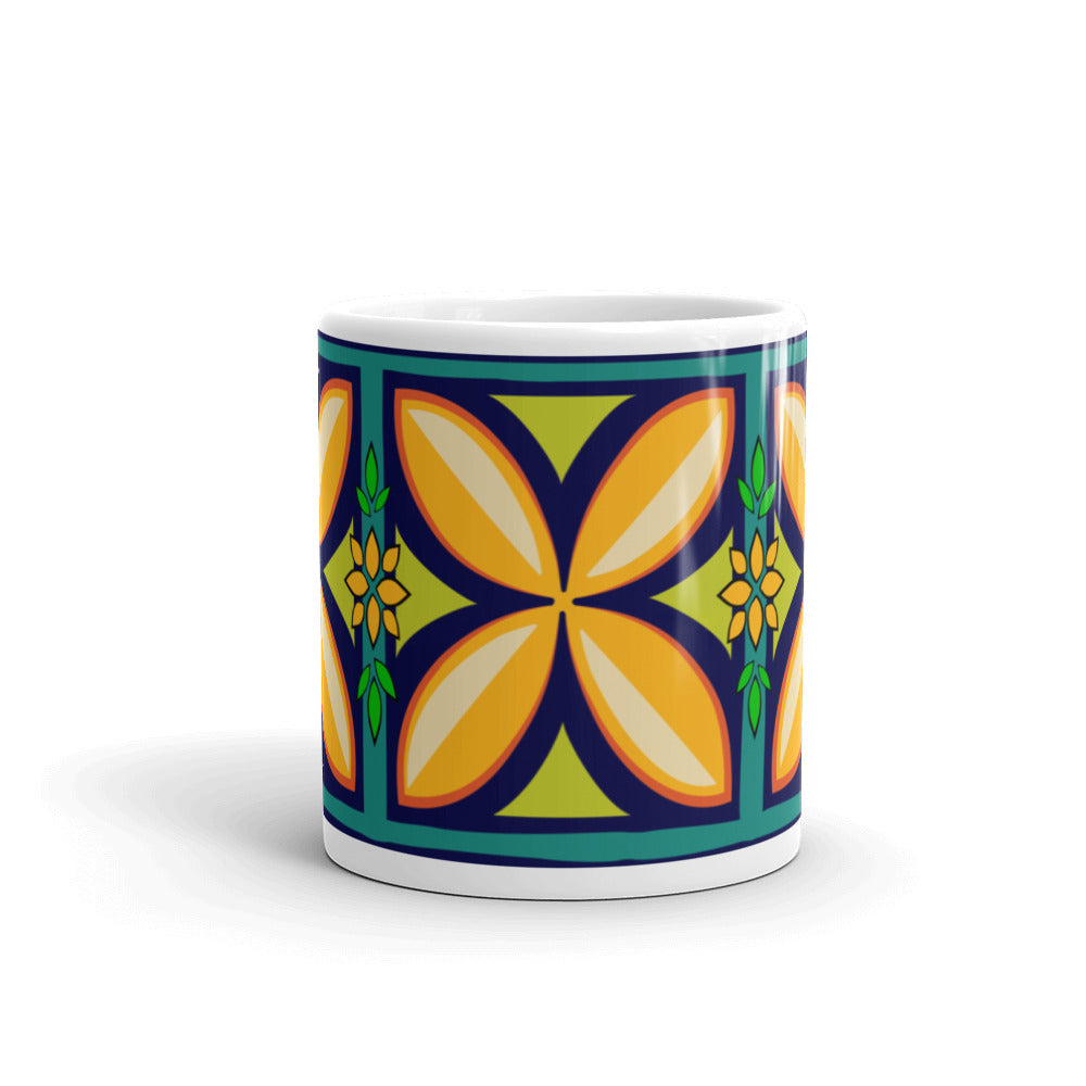 Kapuna Aloha navy Mug - The Mad Tropic