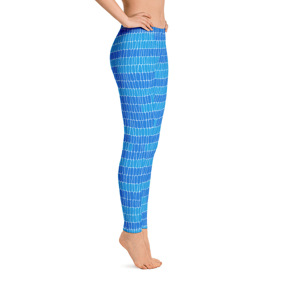 Modna Stone Blue Leggings - The Mad Tropic