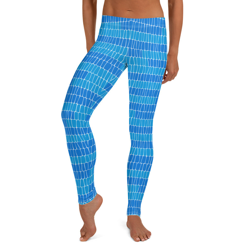Modna Stone Blue Leggings - The Mad Tropic