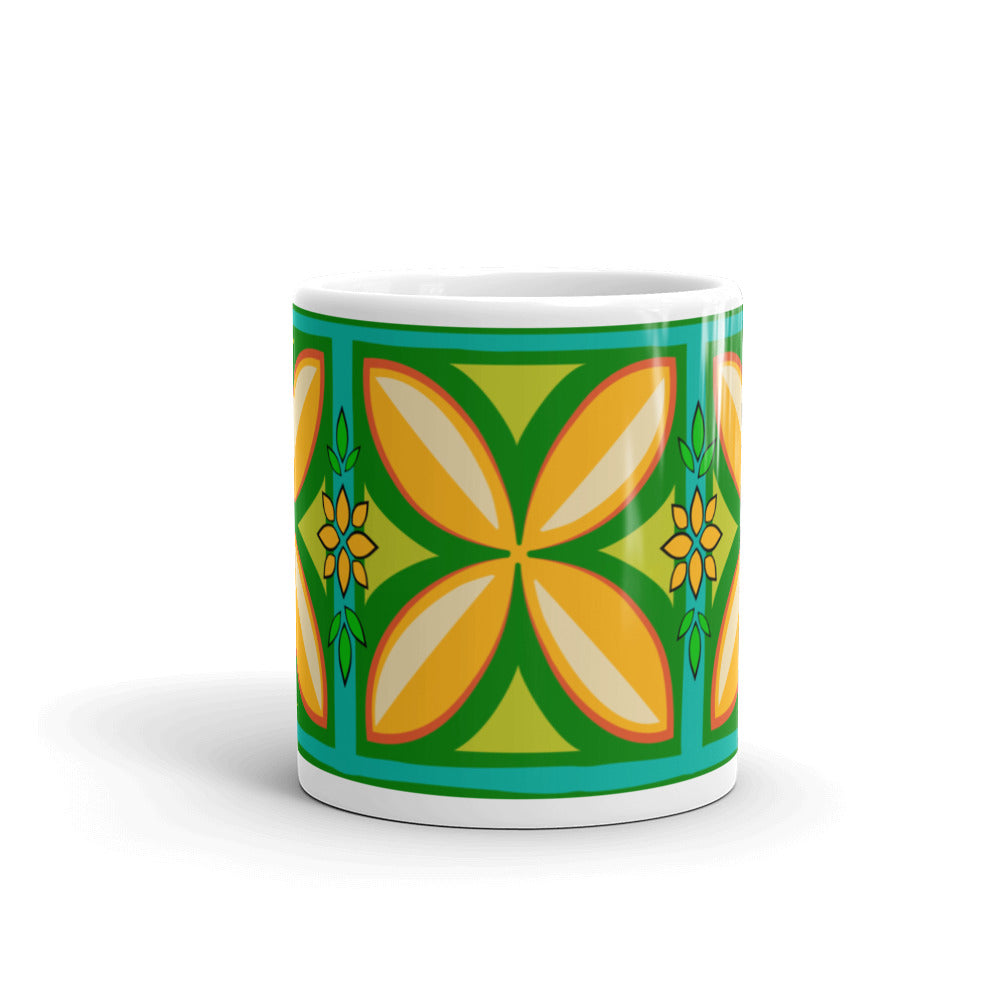 Kapuna Aloha green Mug - The Mad Tropic