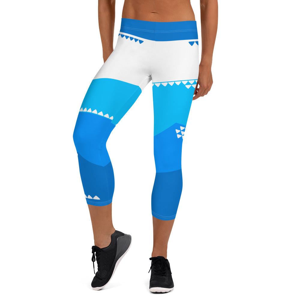 Dive Day Capri Leggings - The Mad Tropic
