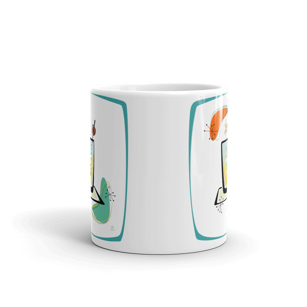Cocktail Mug blue frame - The Mad Tropic