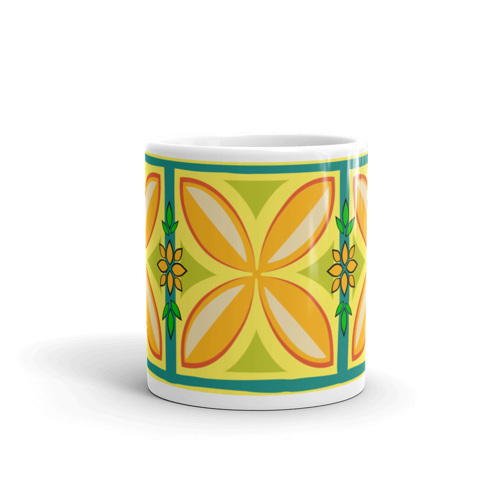 Kapuna Aloha yellow Mug - The Mad Tropic