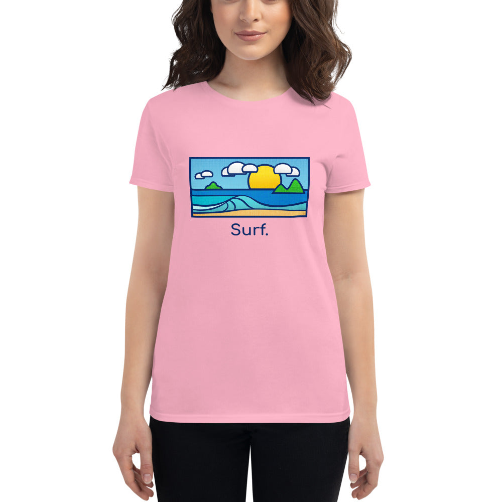 Tropic Glass "Surf" Women's short sleeve t-shirt - The Mad Tropic
