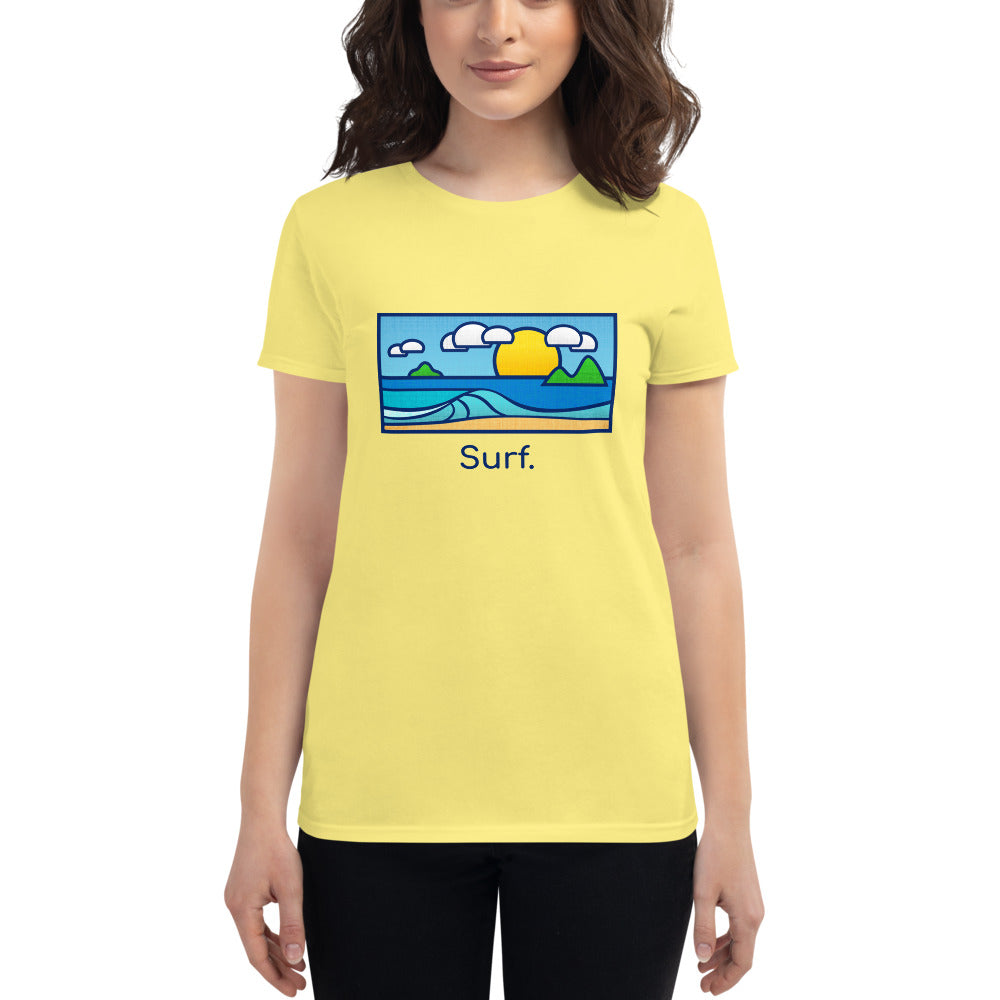 Tropic Glass "Surf" Women's short sleeve t-shirt - The Mad Tropic