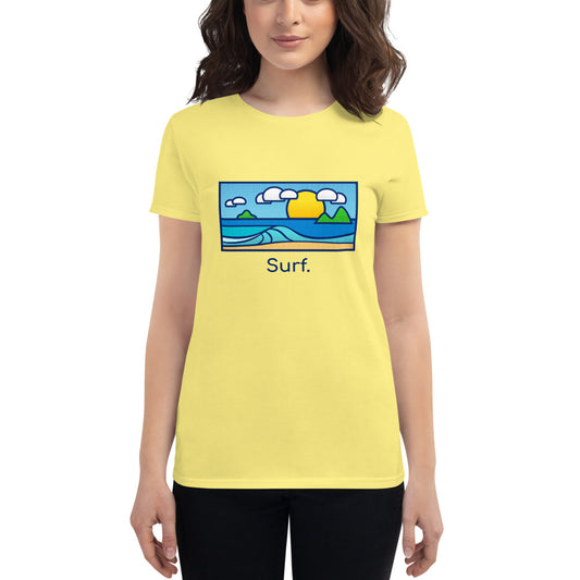 Tropic Glass "Surf" Women's short sleeve t-shirt - The Mad Tropic