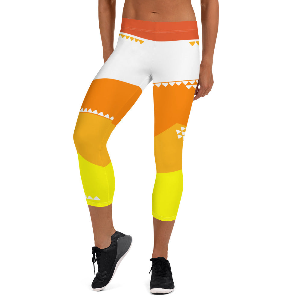 Rise & Shine Capri Leggings - The Mad Tropic