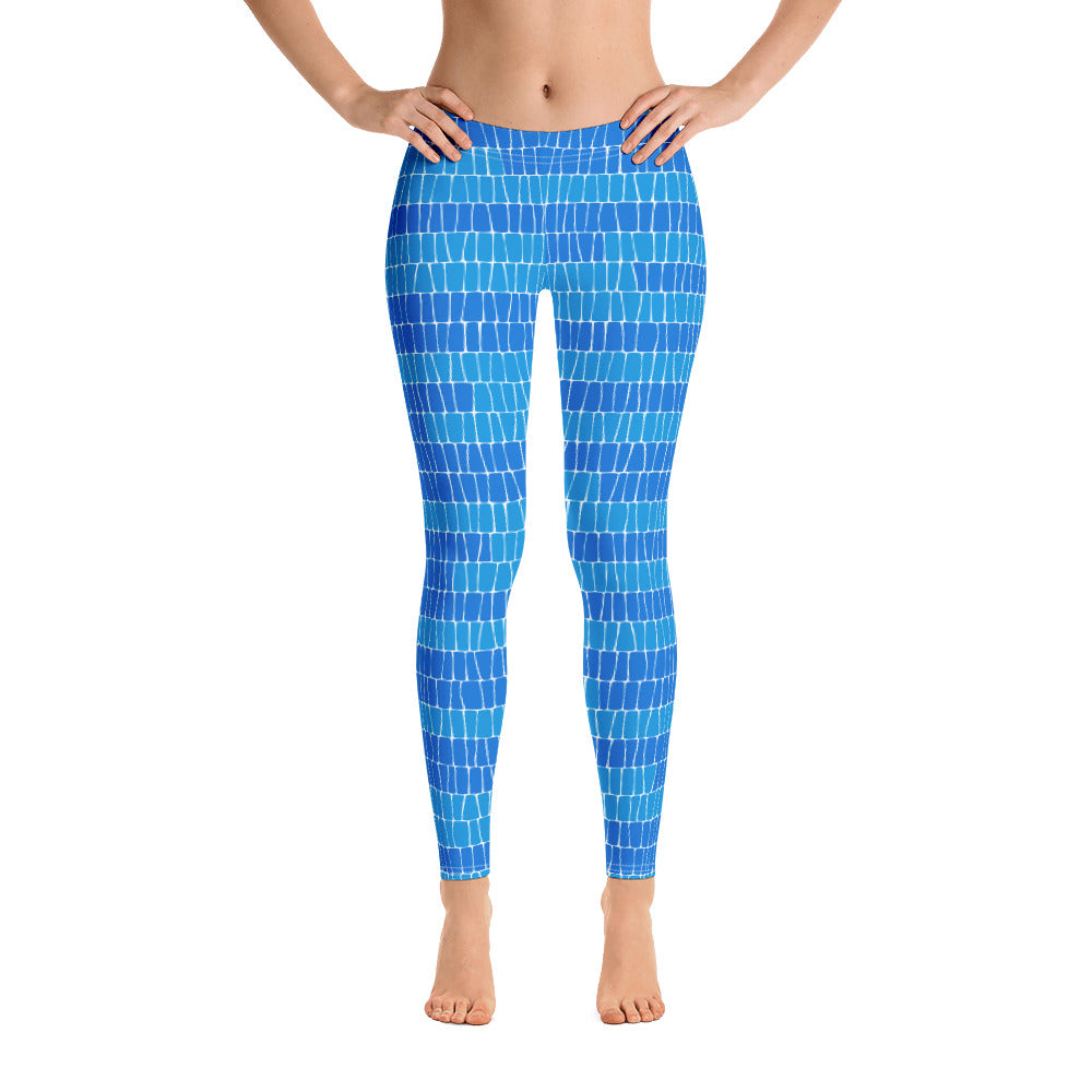 Modna Stone Blue Leggings - The Mad Tropic