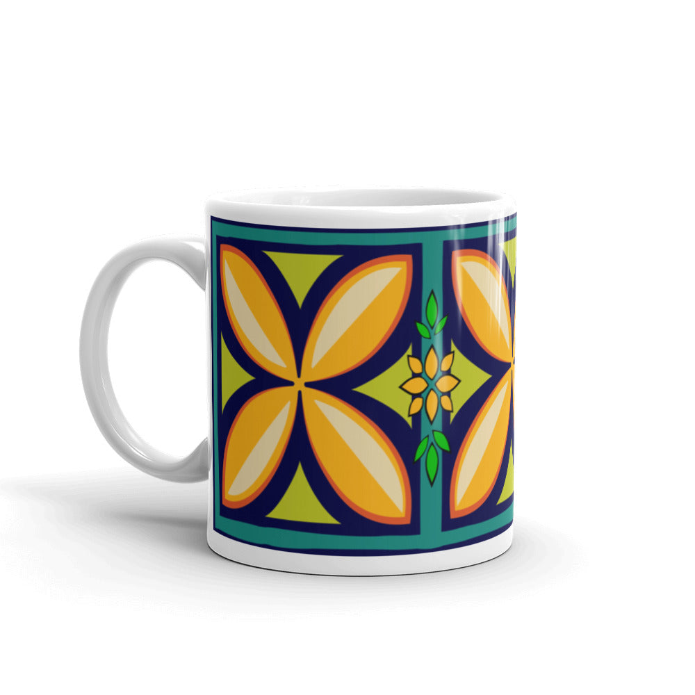 Kapuna Aloha navy Mug - The Mad Tropic