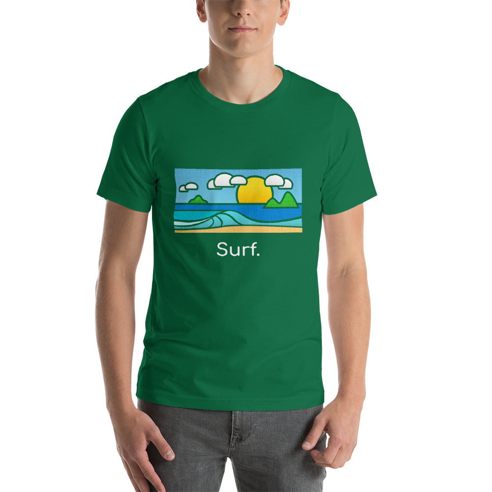 Tropic Glass "Surf" Short-Sleeve Unisex T-Shirt - The Mad Tropic