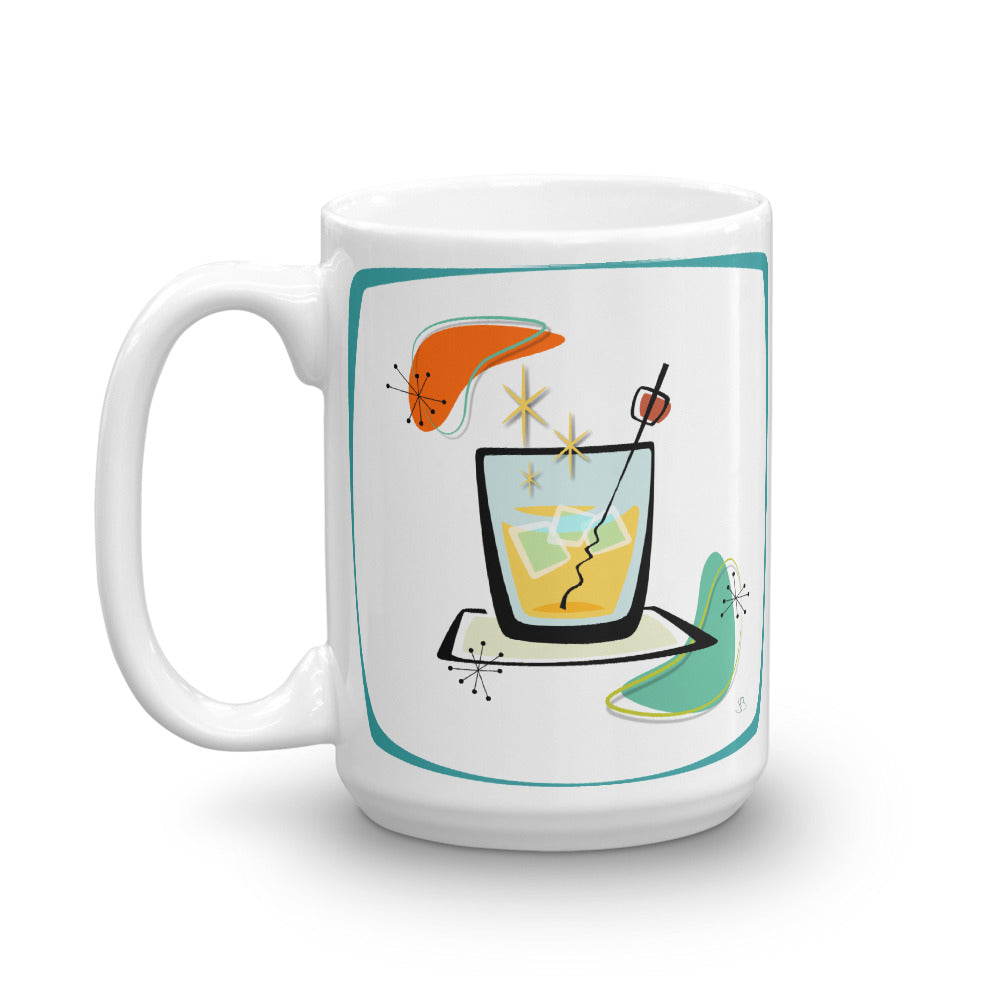 Cocktail Mug blue frame - The Mad Tropic