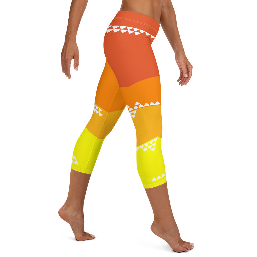 Mesa Sunset Capri Leggings - The Mad Tropic