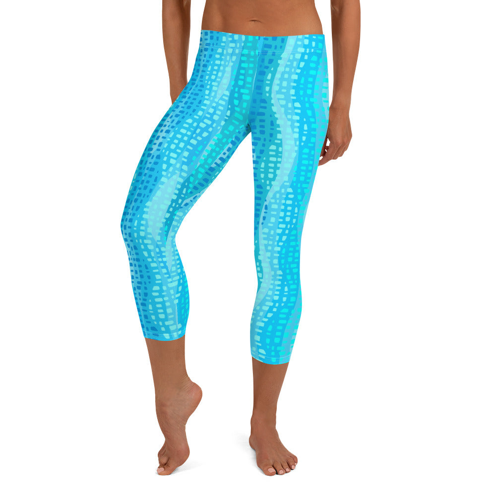 Bubblestones Capri Leggings - The Mad Tropic