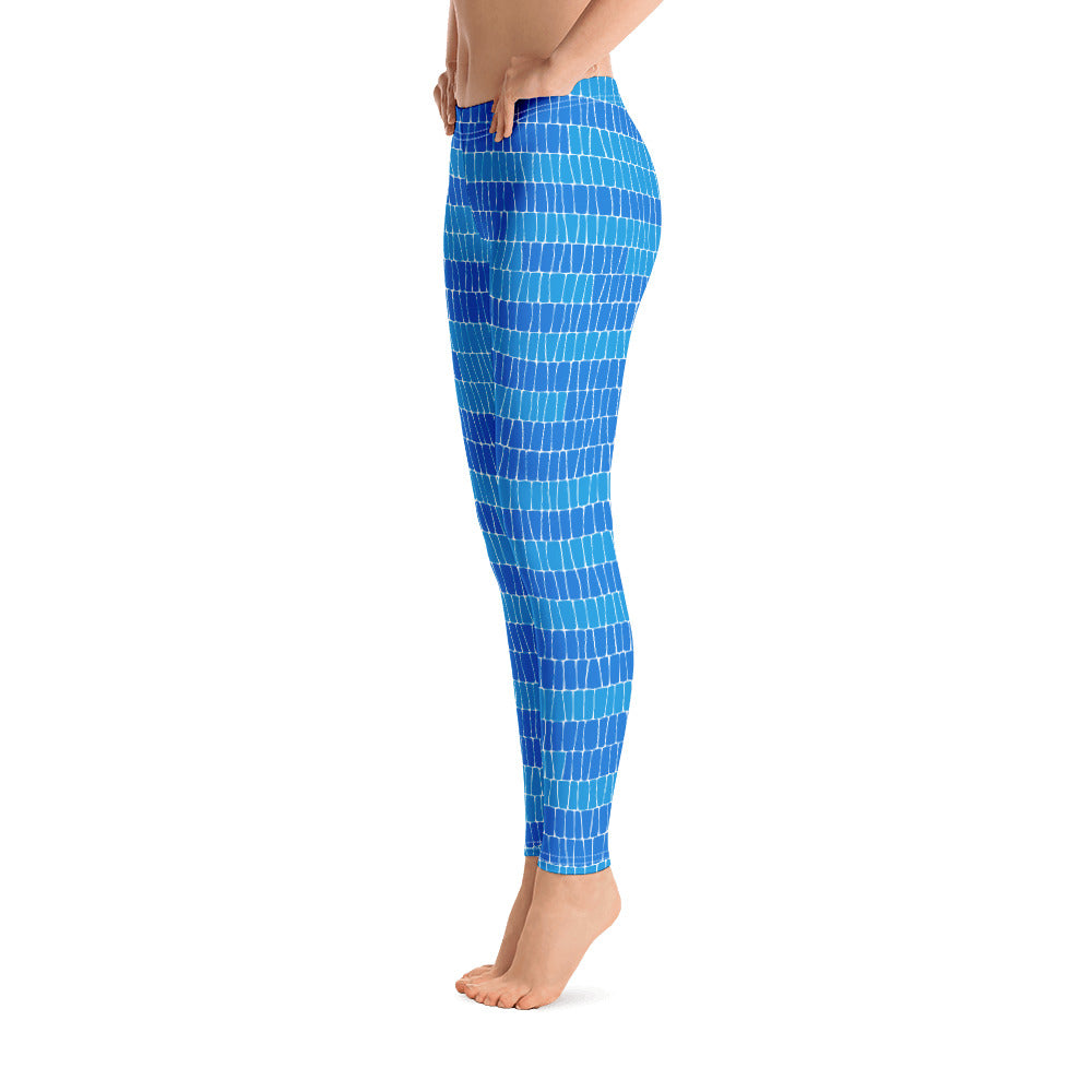 Modna Stone Blue Leggings - The Mad Tropic