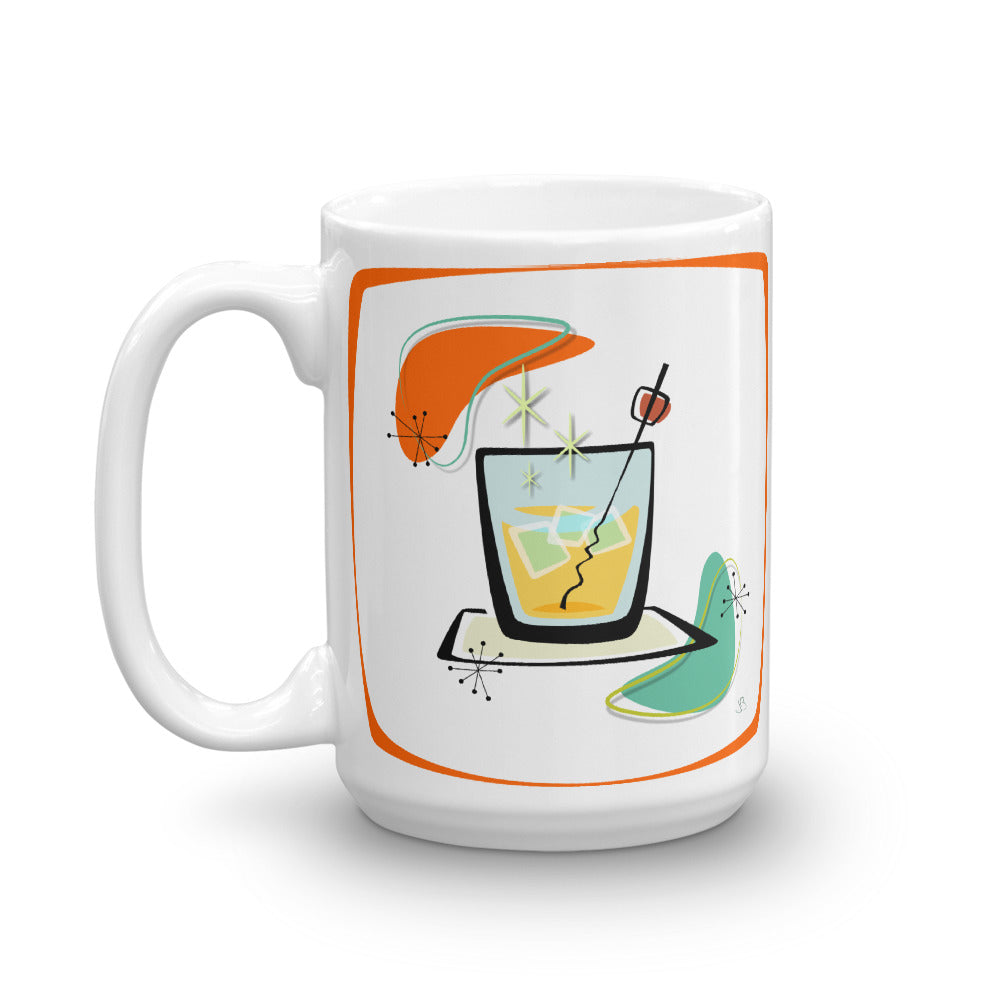 Cocktail Mug orange frame - The Mad Tropic