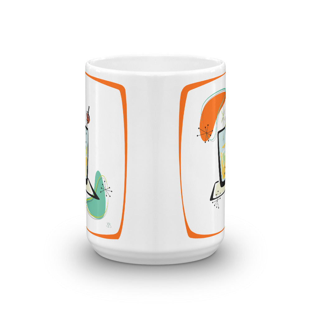 Cocktail Mug orange frame - The Mad Tropic