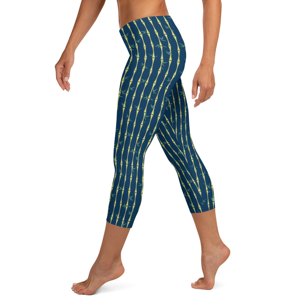 Bamboo Midnight Capri Leggings - The Mad Tropic
