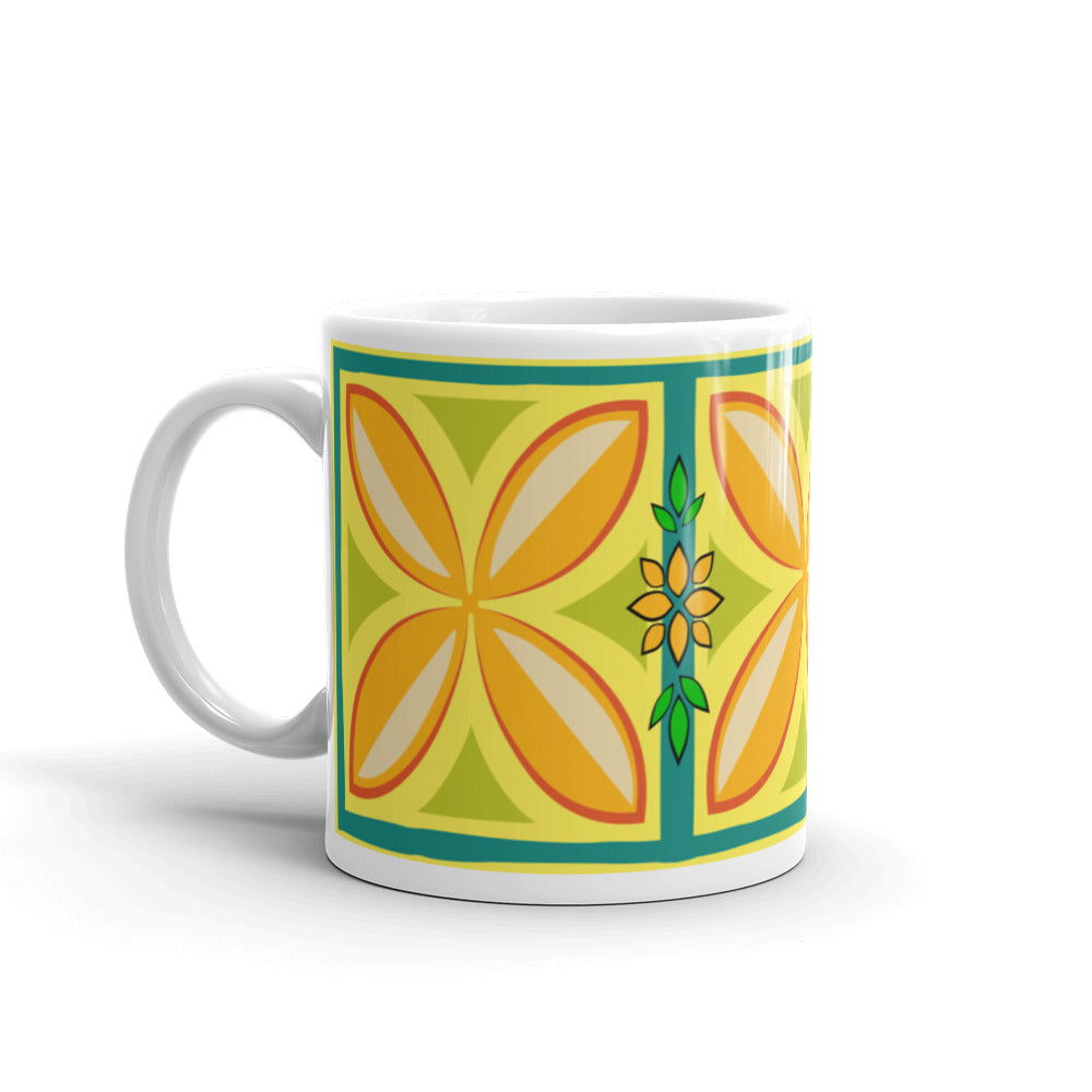 Kapuna Aloha yellow Mug - The Mad Tropic