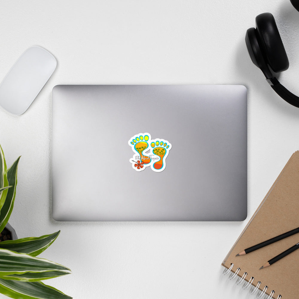 The Mad Tropic Barefootin' 2 Bubble-free stickers - The Mad Tropic