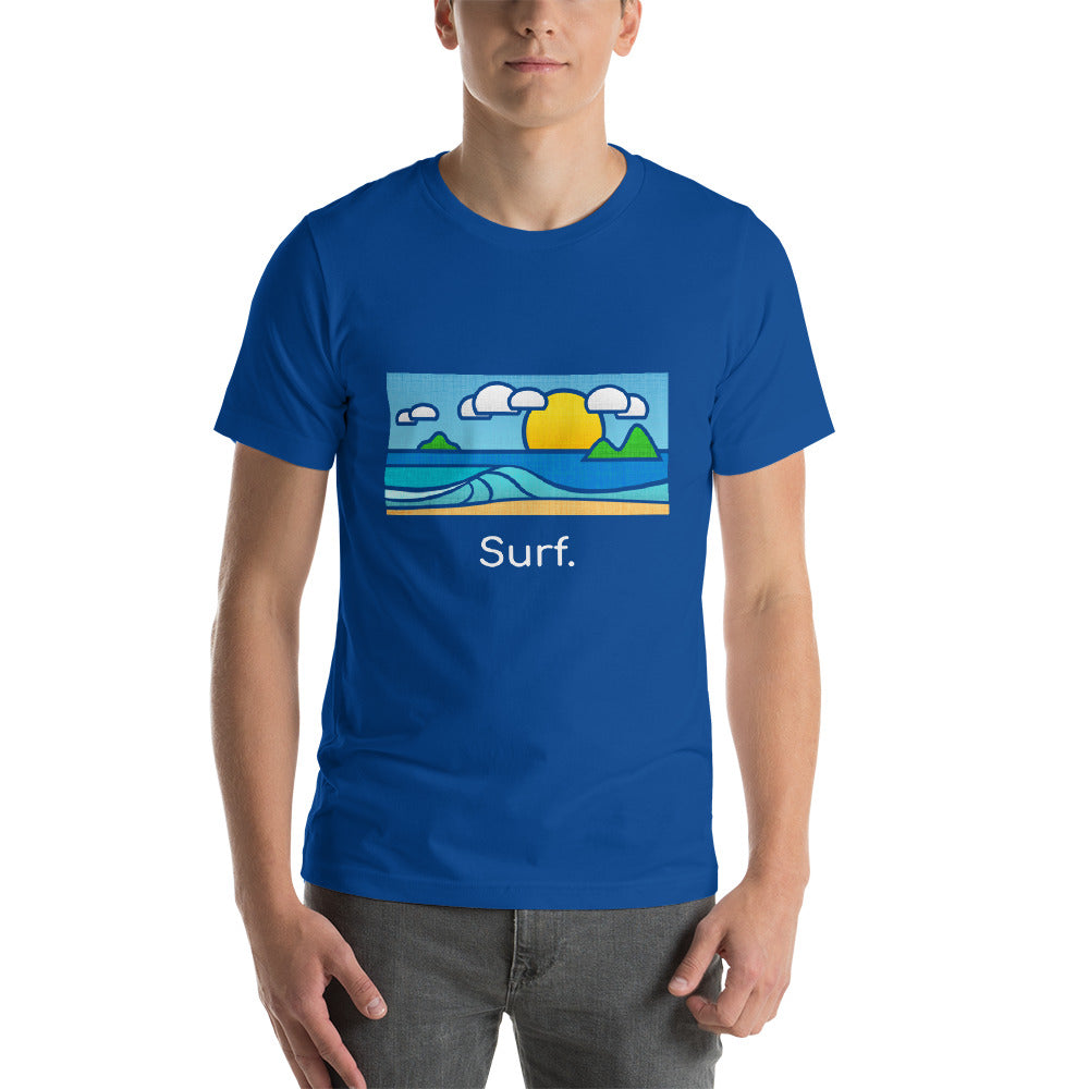 Tropic Glass "Surf" Short-Sleeve Unisex T-Shirt - The Mad Tropic