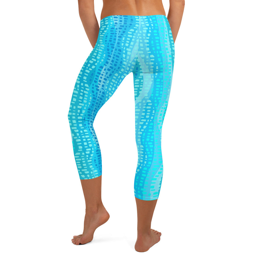 Bubblestones Capri Leggings - The Mad Tropic