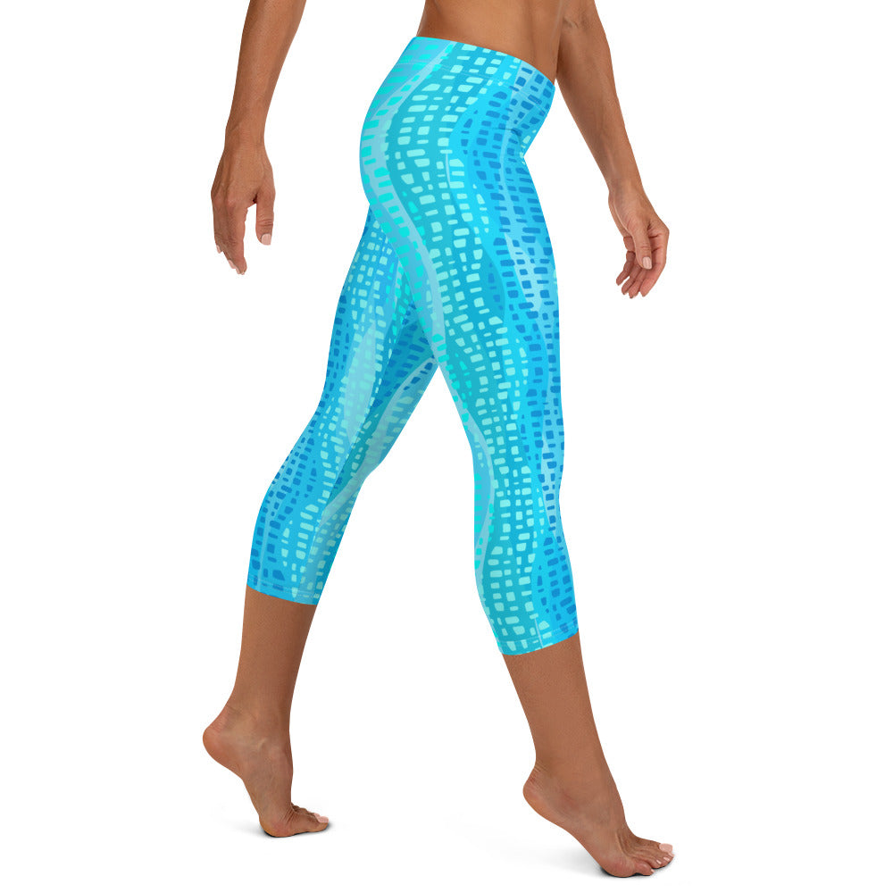Bubblestones Capri Leggings - The Mad Tropic