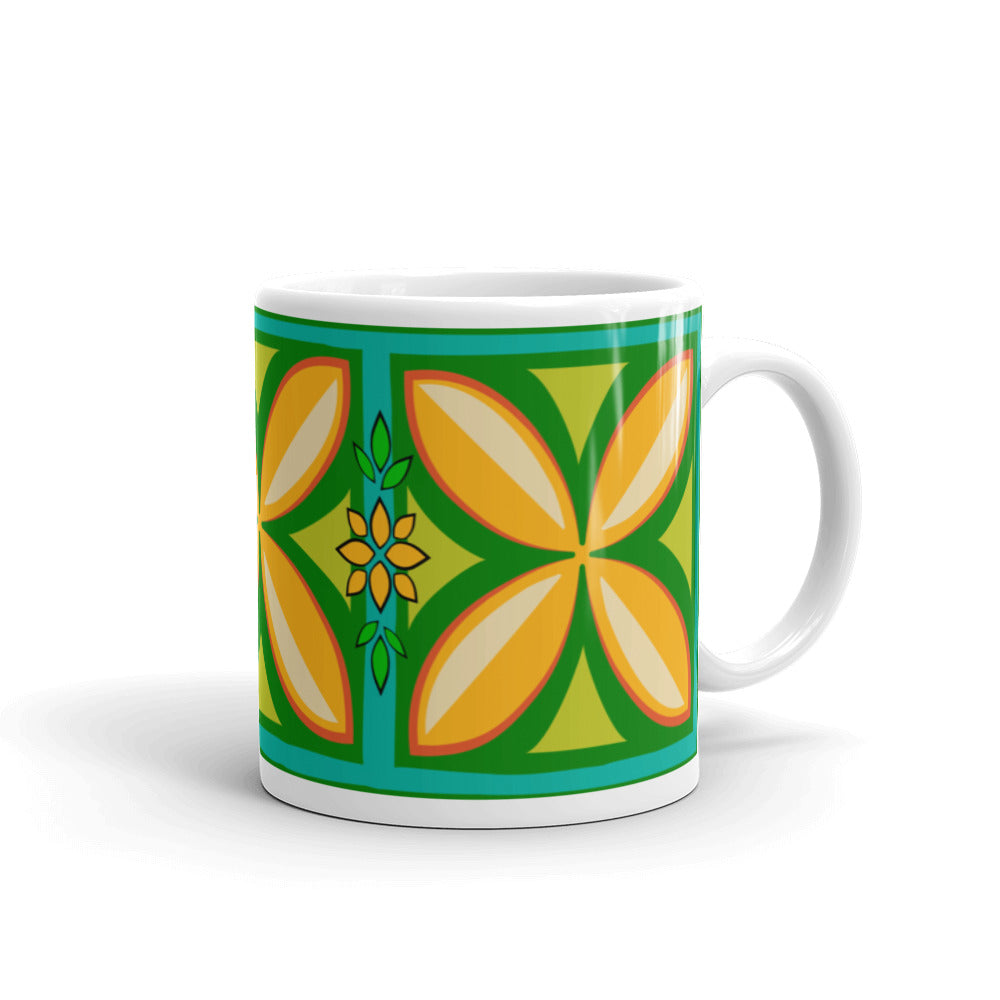 Kapuna Aloha green Mug - The Mad Tropic
