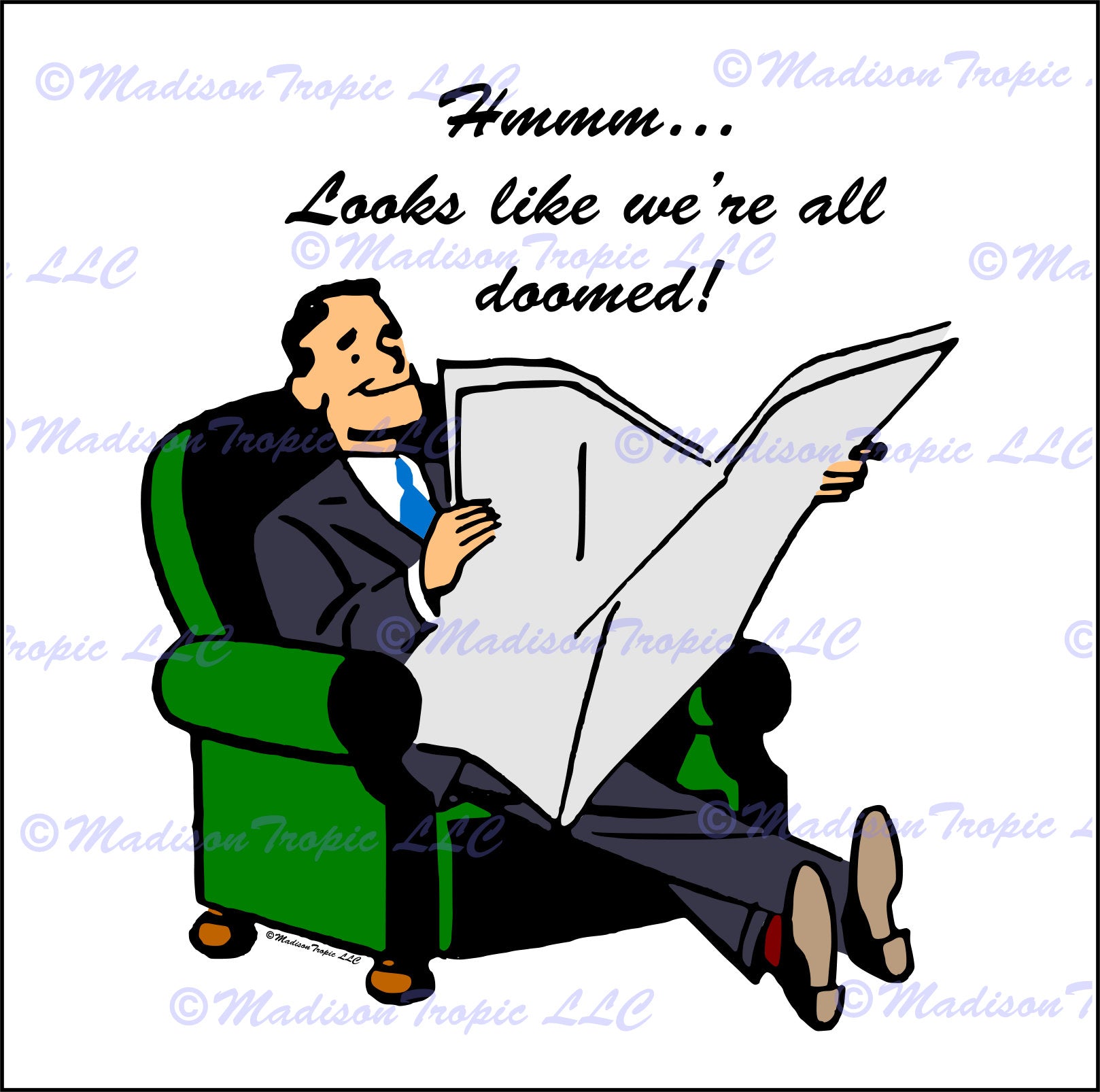 News Doom Short-Sleeve Unisex T-Shirt - The Mad Tropic