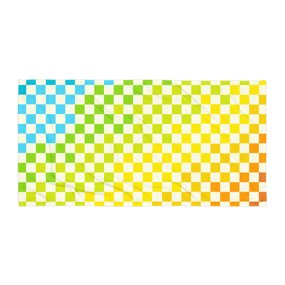 Warm & Cool Checkered Towel