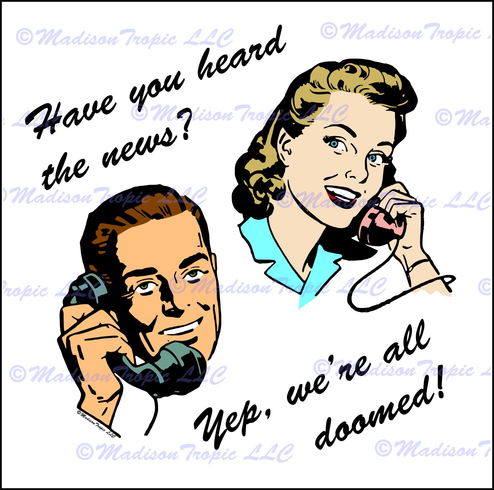 Telephone Doom Short-Sleeve Unisex T-Shirt - The Mad Tropic