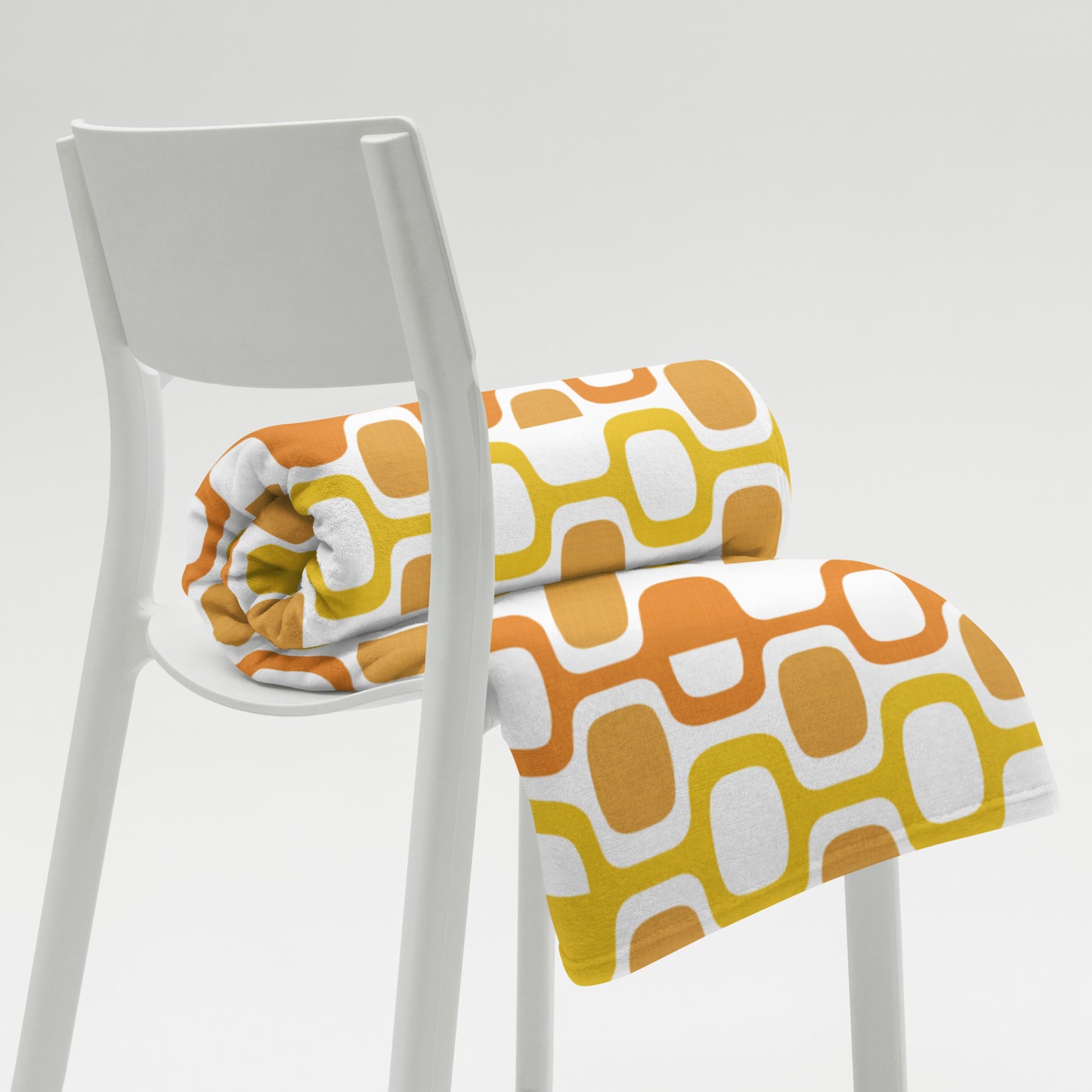 Whatco Orange Throw Blanket