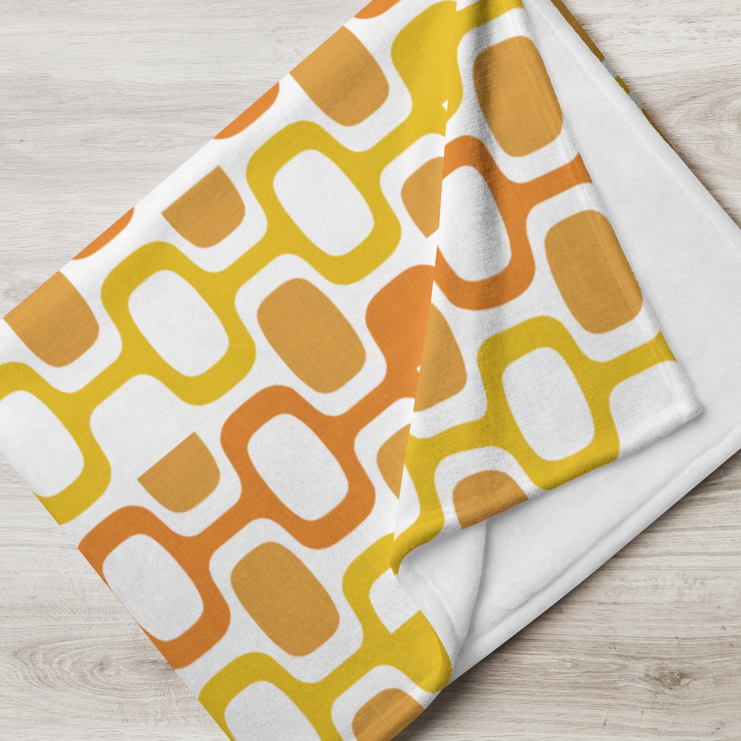 Whatco Orange Throw Blanket