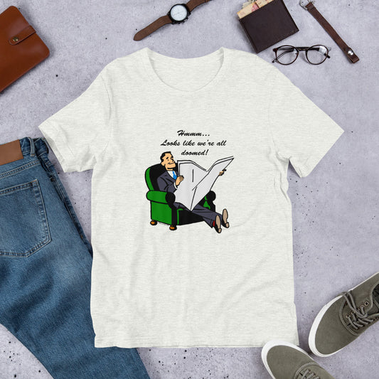 News Doom Short-Sleeve Unisex T-Shirt - The Mad Tropic