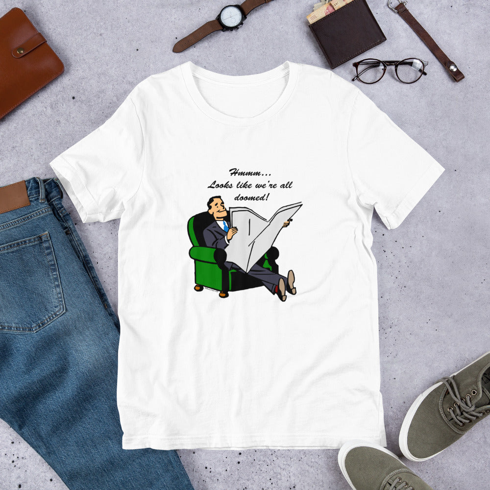 News Doom Short-Sleeve Unisex T-Shirt - The Mad Tropic