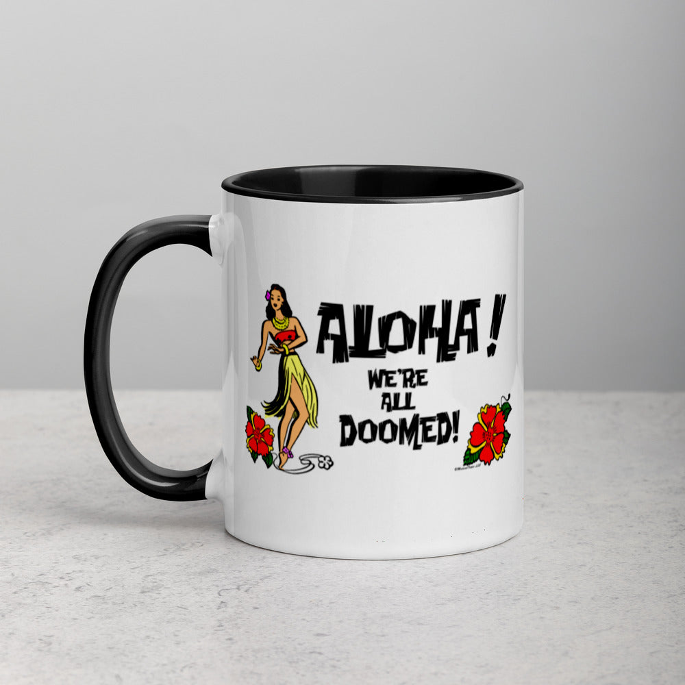 Aloha Doom! Mug with Color Inside