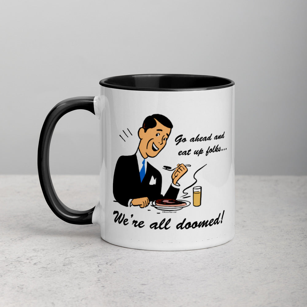 Diner Doom Mug with Color Inside