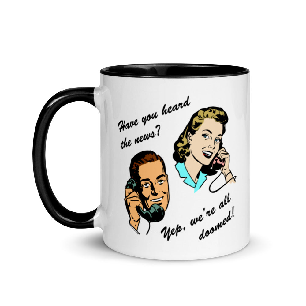 Telephone Doom Mug with Color Inside