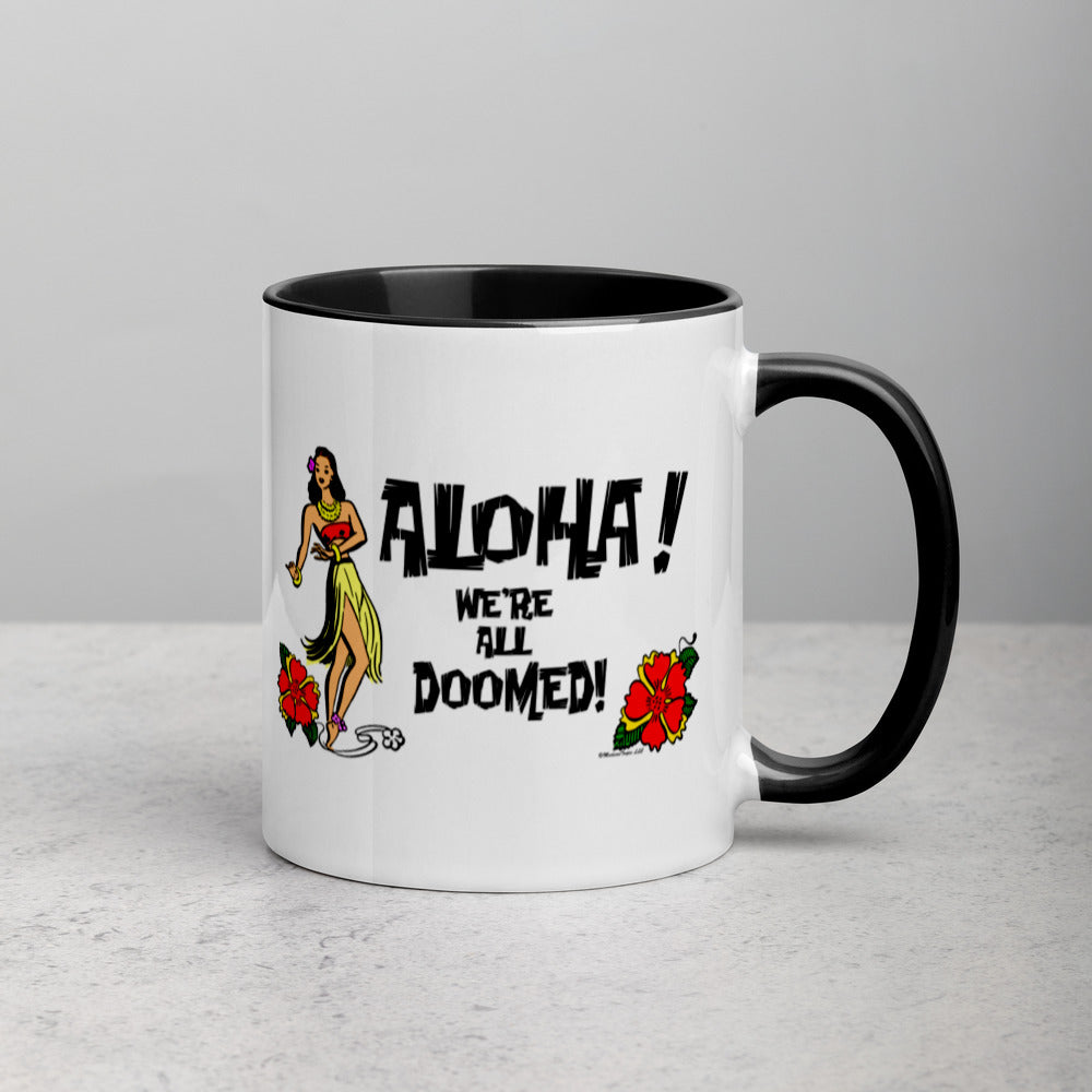 Aloha Doom! Mug with Color Inside