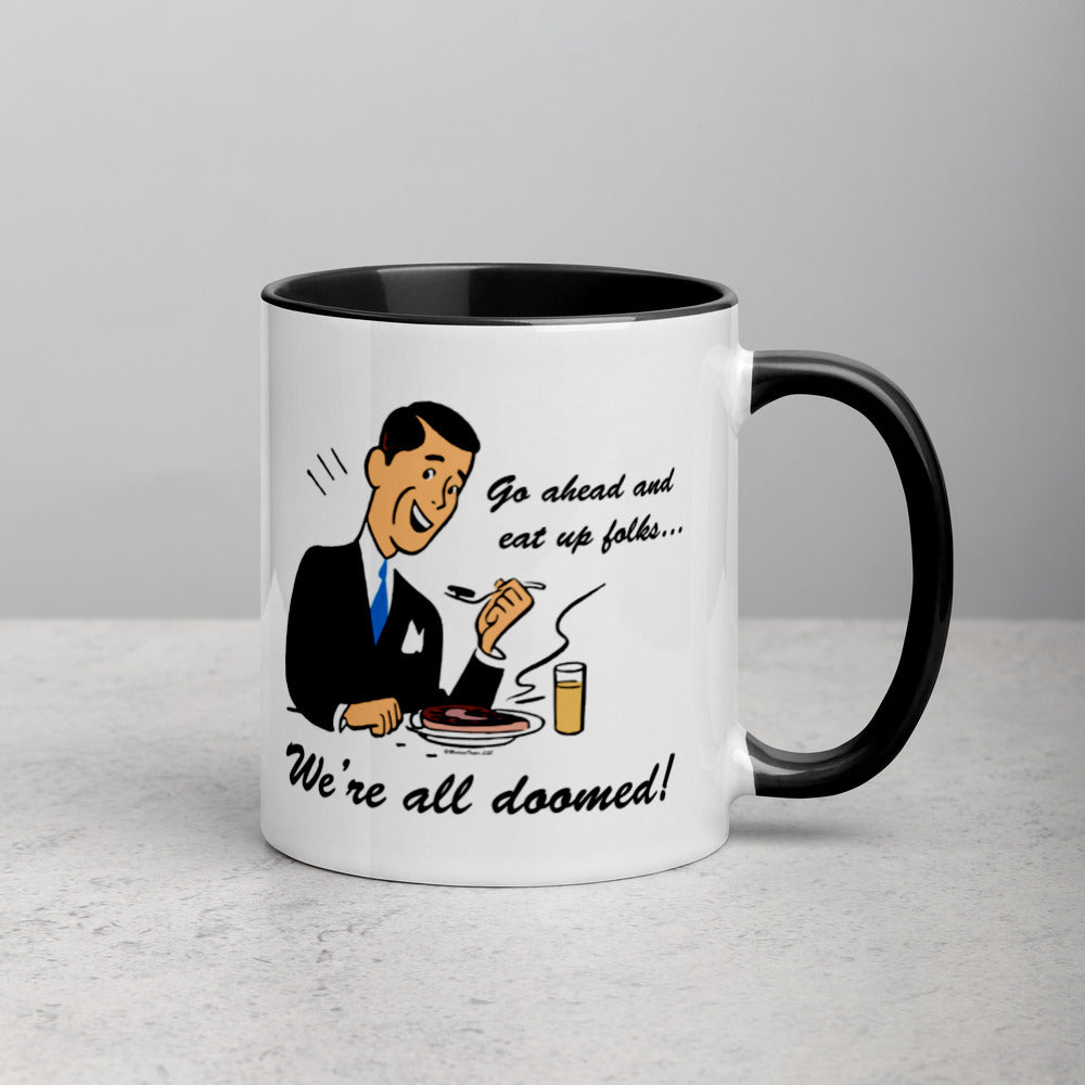 Diner Doom Mug with Color Inside