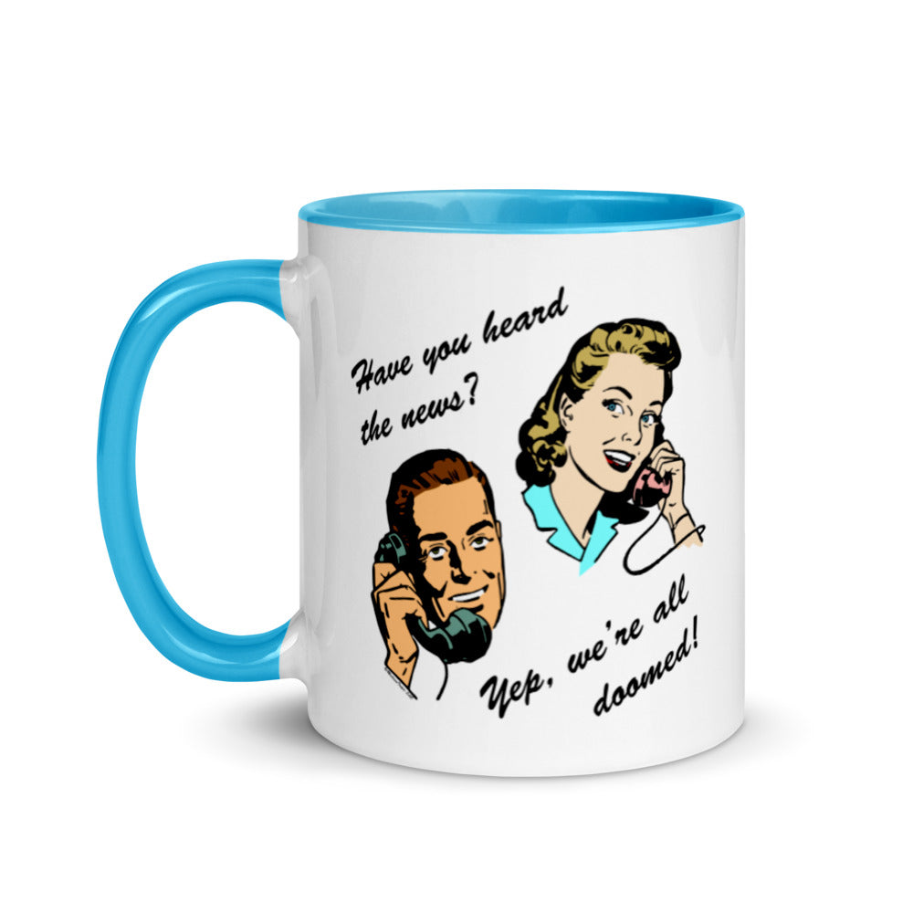 Telephone Doom Mug with Color Inside
