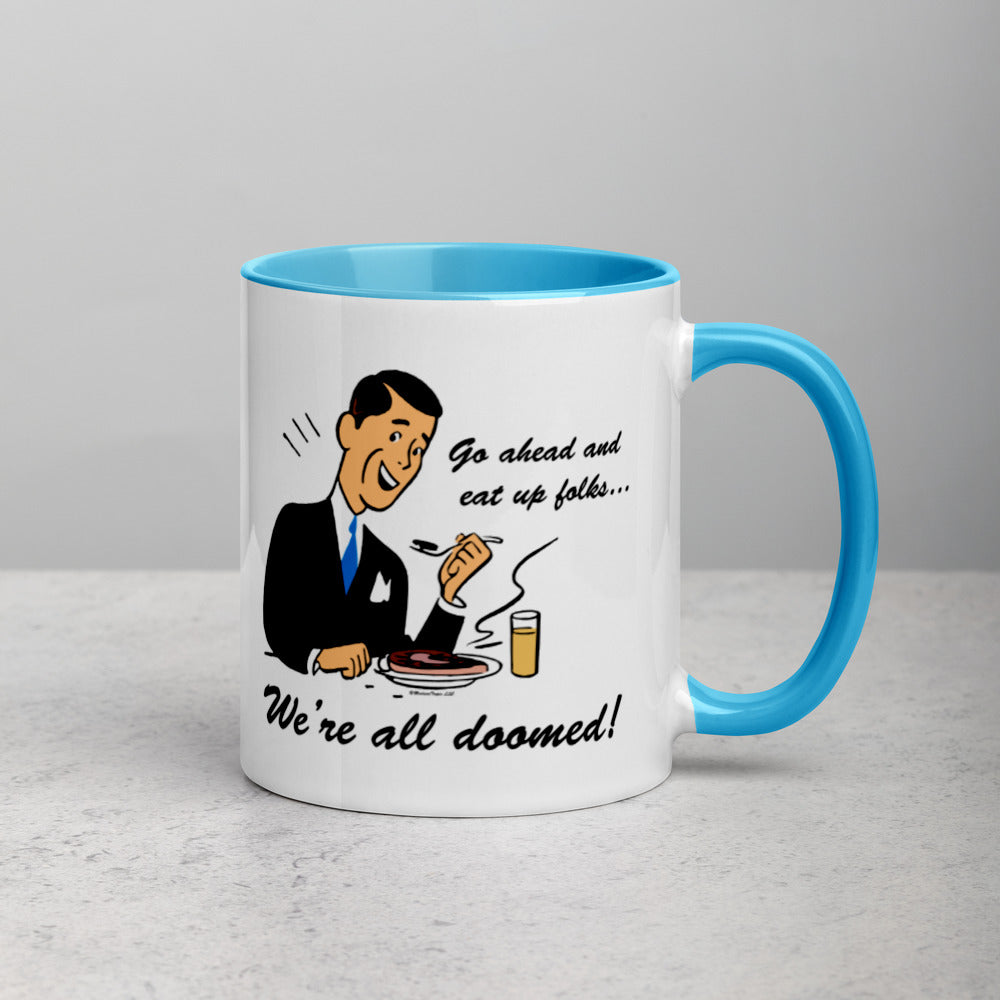 Diner Doom Mug with Color Inside