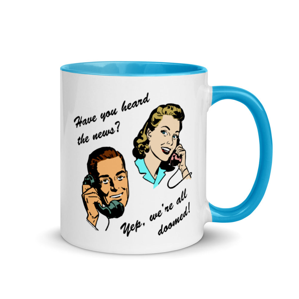 Telephone Doom Mug with Color Inside