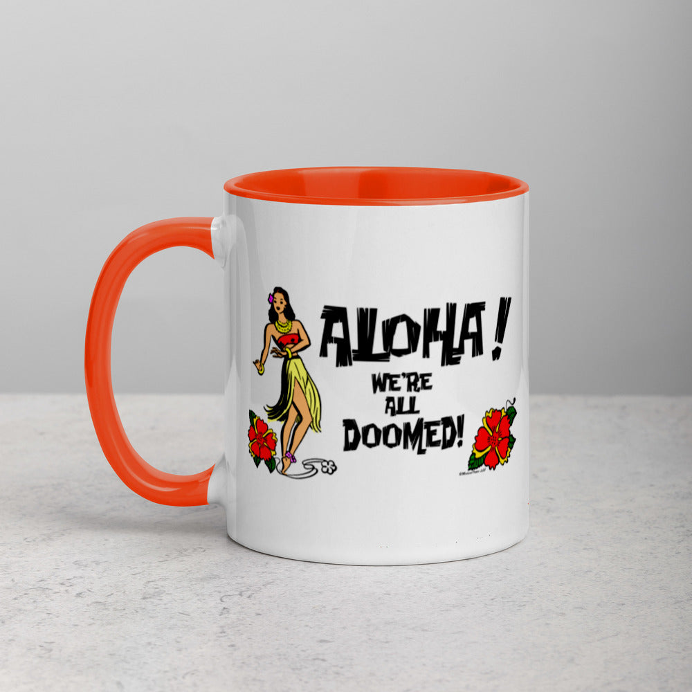 Aloha Doom! Mug with Color Inside
