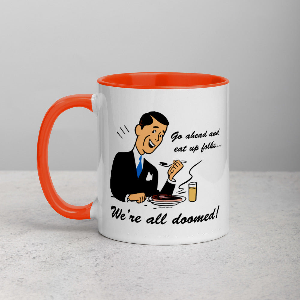 Diner Doom Mug with Color Inside