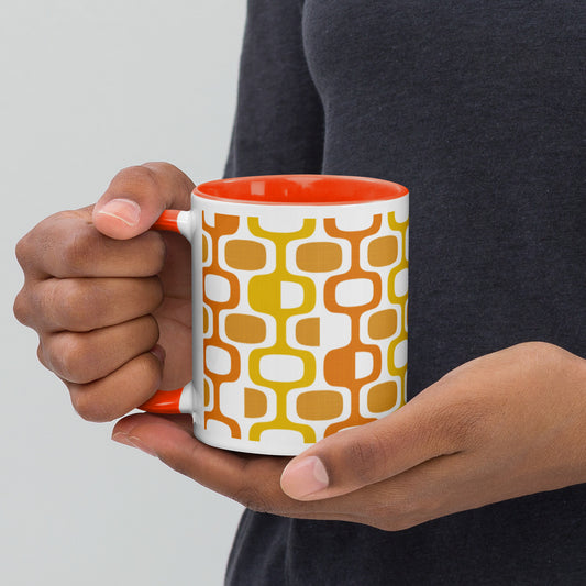 Whatco Orange Color-Inside Mug