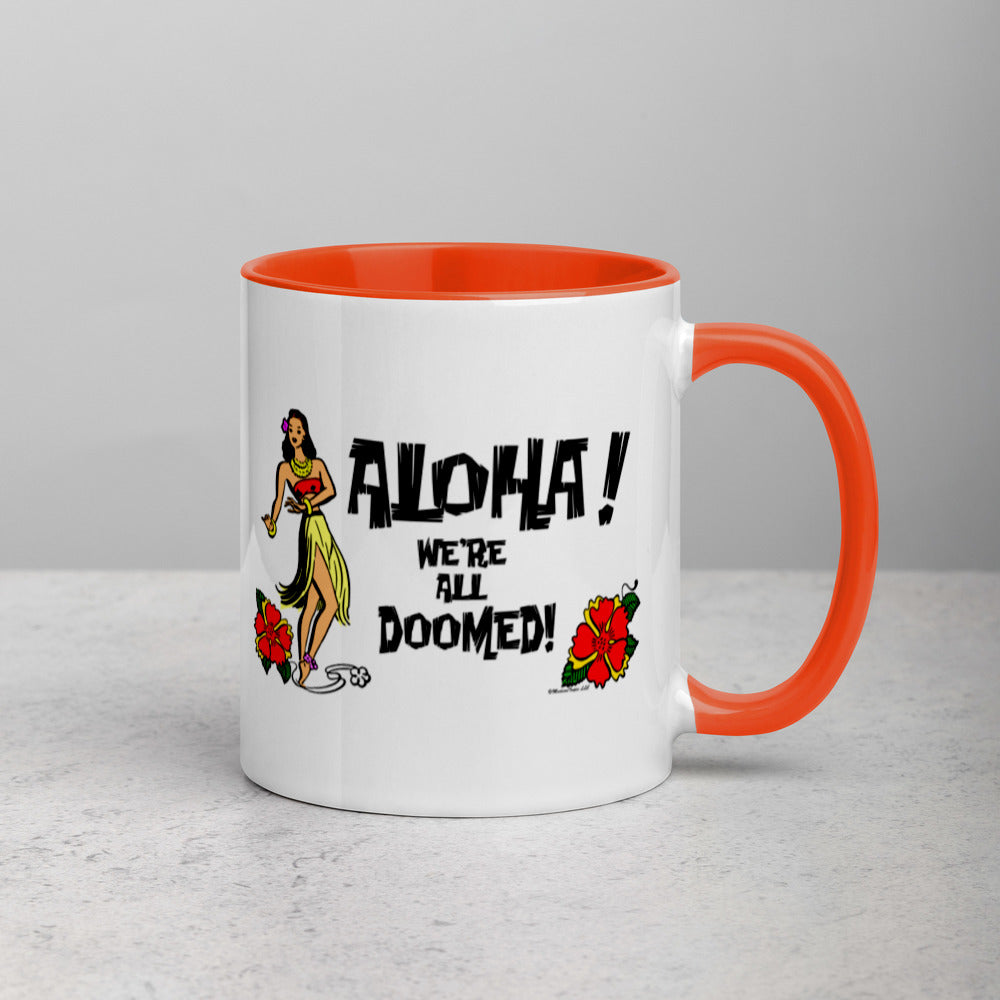 Aloha Doom! Mug with Color Inside