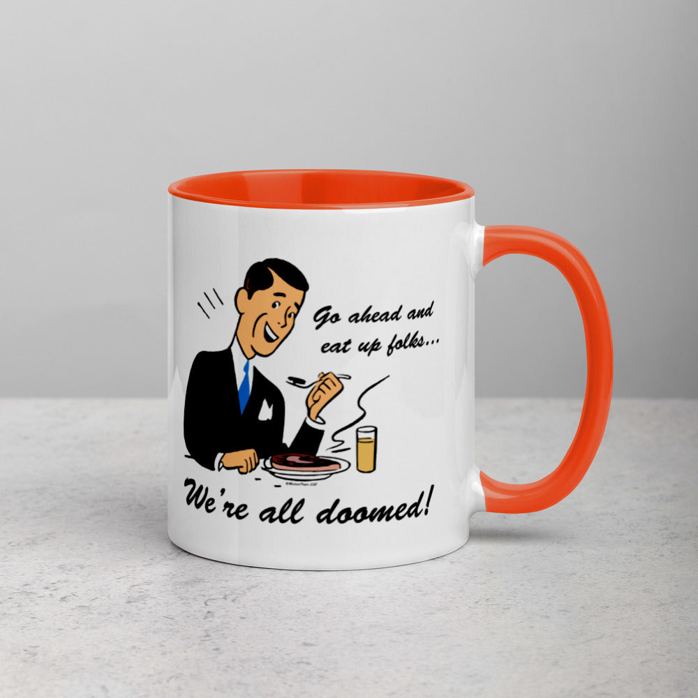 Diner Doom Mug with Color Inside