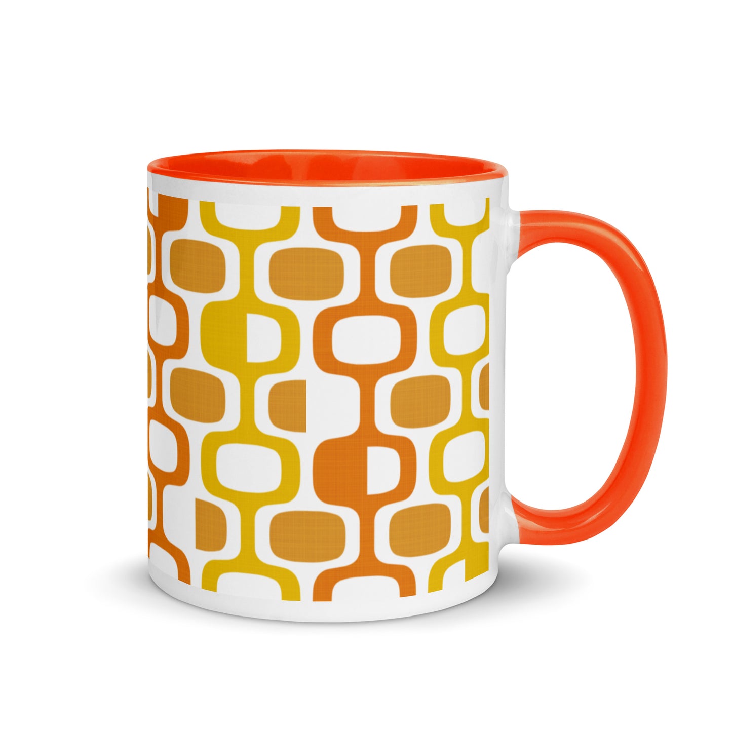 Whatco Orange Color-Inside Mug