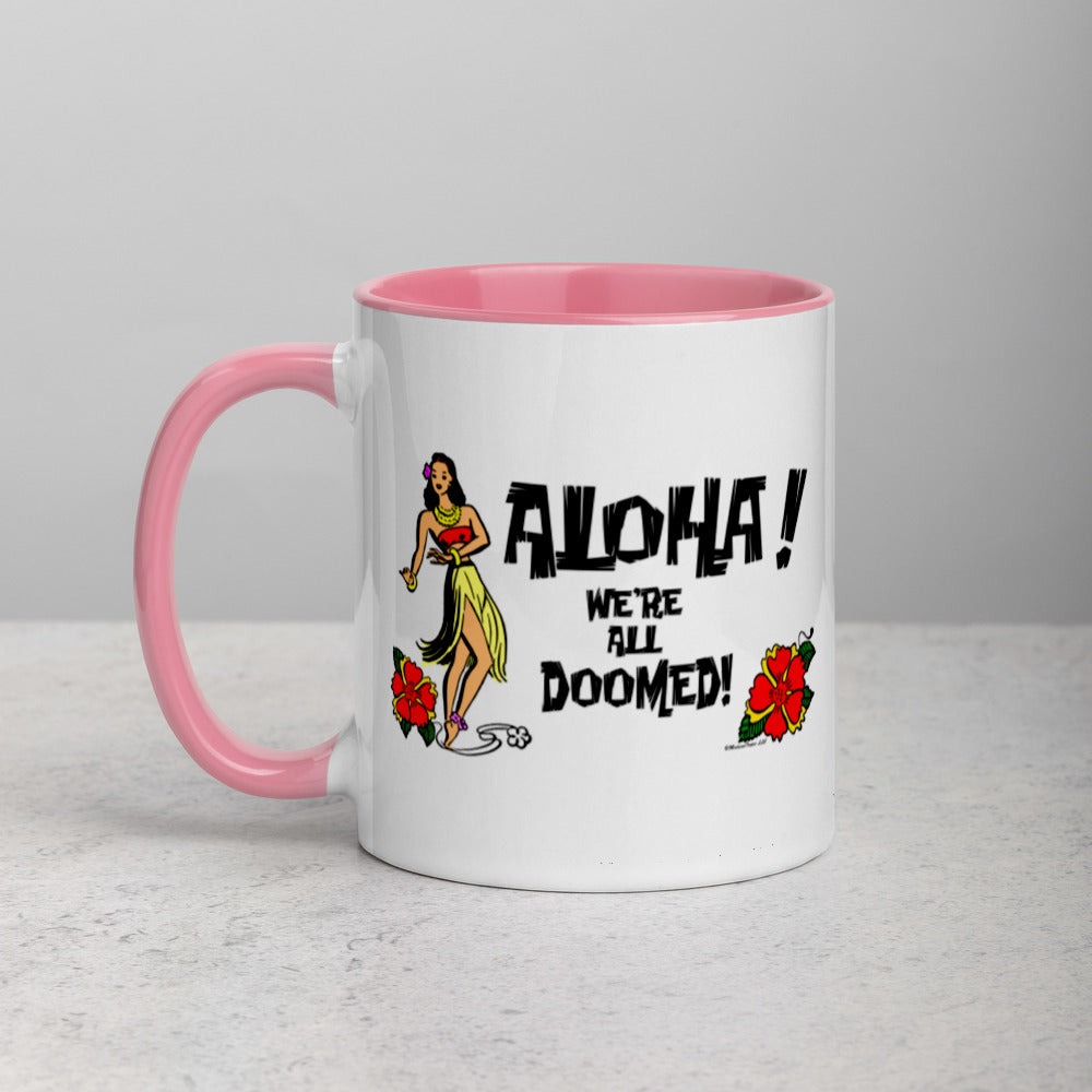 Aloha Doom! Mug with Color Inside