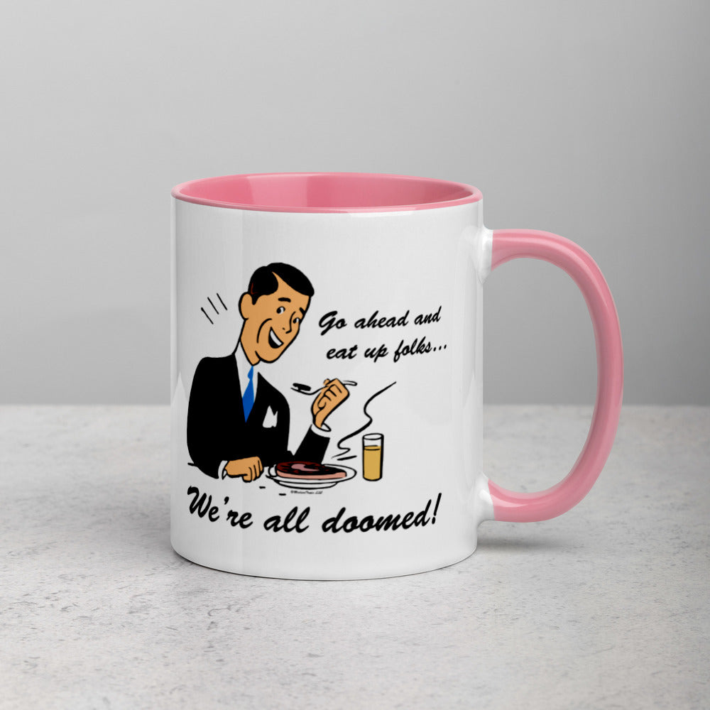 Diner Doom Mug with Color Inside